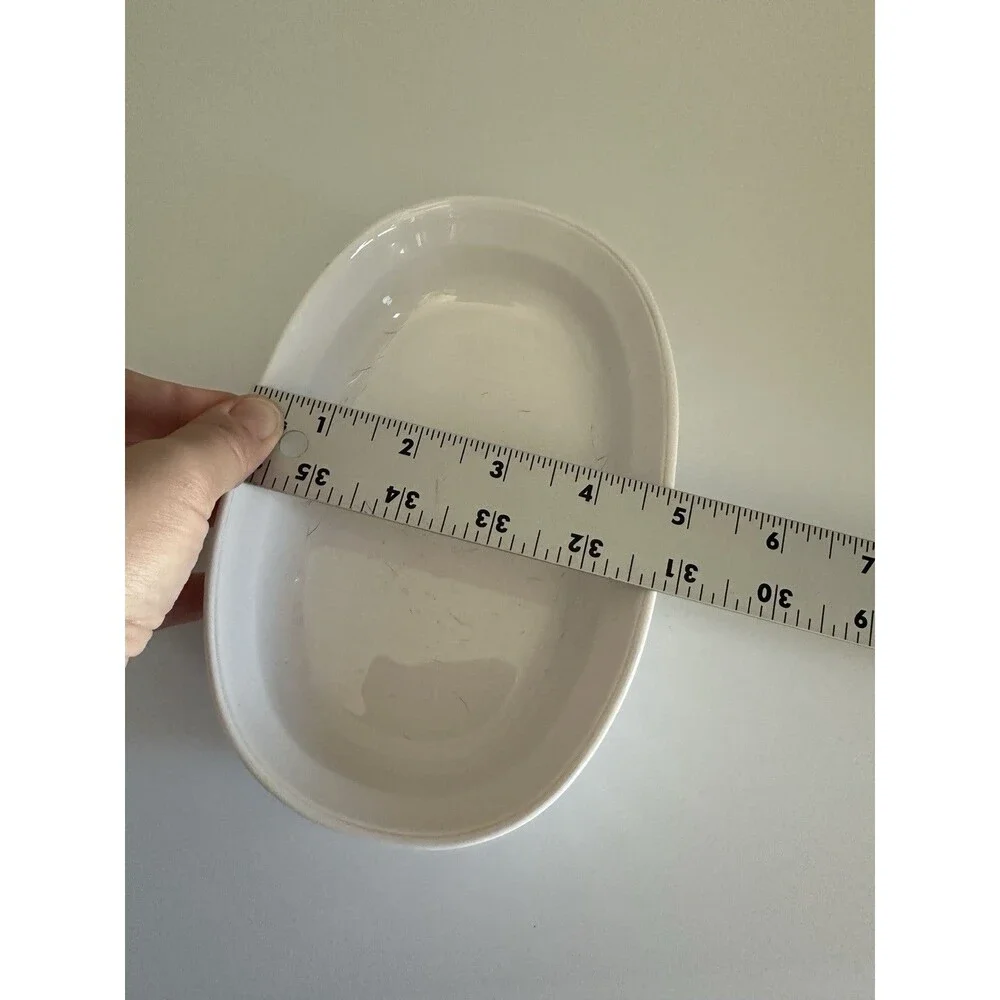 Corning Ware F-15-B Oval 7.25x4.75 French White Individual Dish 475ml